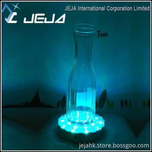 christmas decoration flower shape 6 inch led light base